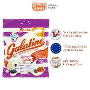 Kẹo sữa nguyên chất viên nén vị sữa chua và trái cây rừng Galatine Ý 100g