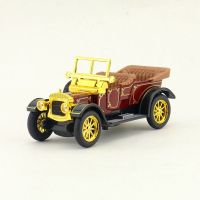 [AhQ ornaments] Diecast ของเล่นรุ่น Ford T Type Locomobile คลาสสิกดึงกลับประตูเปิดเสียง Amp;