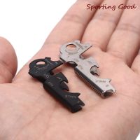 【LZ】♧▨✧  Aço inoxidável Multitools Keychain Outdoor Survival Gear Gadget Ferramenta de bolso 8 em 1 alta qualidade EDC