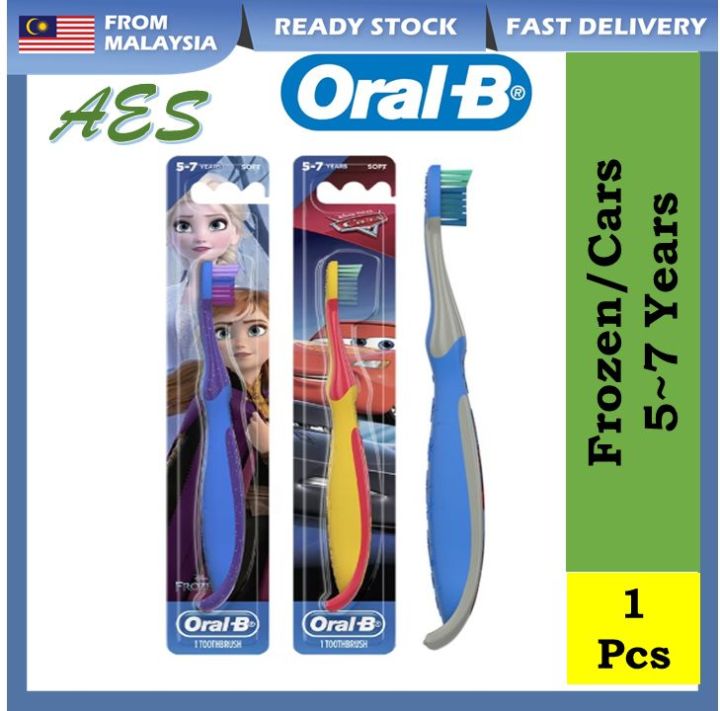 Oral-B Stages 3 Kids Manual Toothbrush (5-7 Years) Disney Frozen/Cars ...