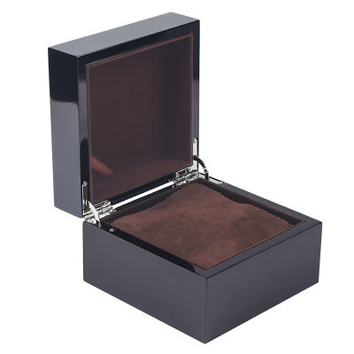 Pink Memory Black Lacquered Wooden High-End Watch Box Brand Watch Display Box Square Box