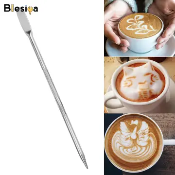 1PC Stainless Steel Latte Art Pen Barista Cappuccino Latte