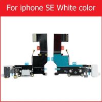 พอร์ตเครื่องชาร์จ Usb สายเคเบิ้ลยืดหยุ่นสำหรับ Iphone 4 4S 5 5S แจ็คเสียง Se 5c ขั้วต่อหูฟังเฟล็กซ์ริบบอนซ่อมสายเคเบิลสำหรับเปลี่ยน