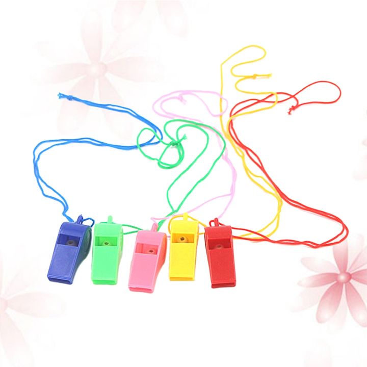 50-pcs-plastic-whistles-kids-toys-sports-whistle-whistle-necklace-childrens-toys-bulk-kids-whistles-survival-kits