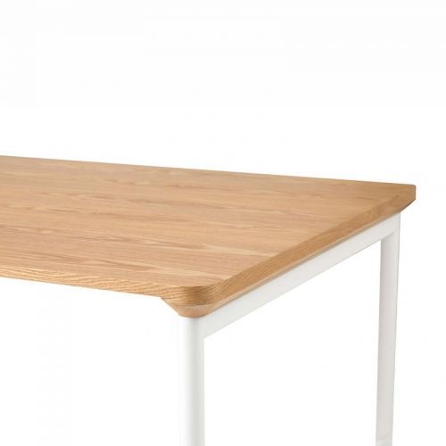 modernform-โต๊ะประชุม-รุ่น-whomo-ท็อปไม้-ขาเหล็กขาว