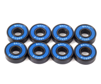 608RS ABEC9 ( 8 x 22 x 7 mm.) BAITU Ball Bearing ลูกปืนเม็ดกลม เหล็ก ฝาปิดยาง = 1 ตลับ