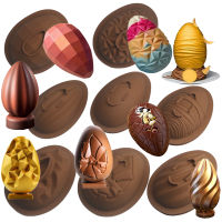 9 Styles Single Cavity Easter Eggs Chocolate Mold Silicone Mousse Cake Mould Dessert Decorating Tool Kitchen Pastry Bakeware