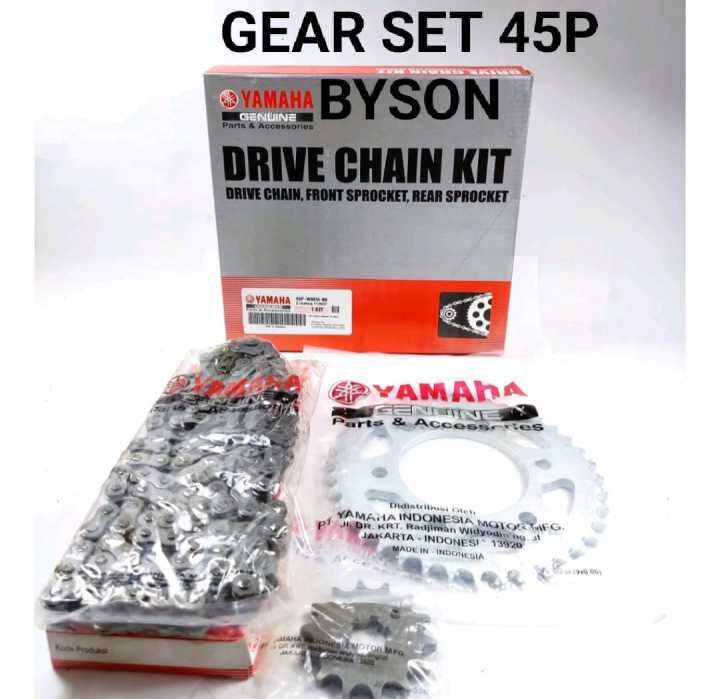 GEAR SET 45P YAMAHA BYSON KUALITAS ASLI ORIGINAL Lazada Indonesia