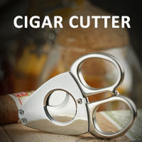 Cuba Ciga Cutter ที่เปิดรู Cigr แบบพกพาสแตนเลสแบบกึ่งอัตโนมัติอุปกรณ์เสริมที่เปิดรูซิการ์