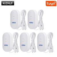 KERUI WiFi Water Sensor Smart Home Kitchen Water Leak Detector Tuya APP Monitoring of Leaks Phone Notification Security Alarm