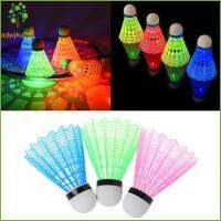 ADYQKU0DH 2/3/4/8Pcs เรืองแสงในที่แคบ ลูกแบดมินตัน LED พลาสติกทำจากพลาสติก ไฟสว่างขึ้น ลูกขนไก่แบดมินตัน ของใหม่ กีฬากีฬากีฬา แบดมินตันไฟส่องสว่าง ใน/กลางคืนกลางแจ้ง