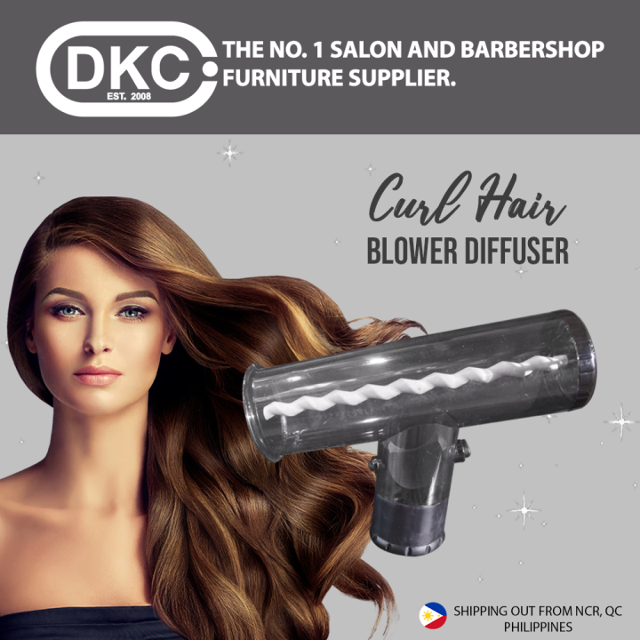 DKC Salon Hairdressing Hair Curler Diffuser Hair Blower Tool Grey