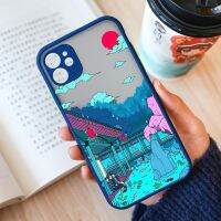 【เคสโทรศัพท์ Qiqi 】เคสโทรศัพท์เคสโทรศัพท์แบบใสสุนทรียภาพในการ์ตูนญี่ปุ่นอะนิเมะสำหรับ iPhone 13 12 14 11 Pro XS Max Mini XR SE 7 8 Plus เคสแบบเนื้อด้าน Fundas