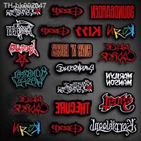 ✺ PUNK Band DIY Iron On Embroidered Badges Hippie Patches For Clothes Stickers