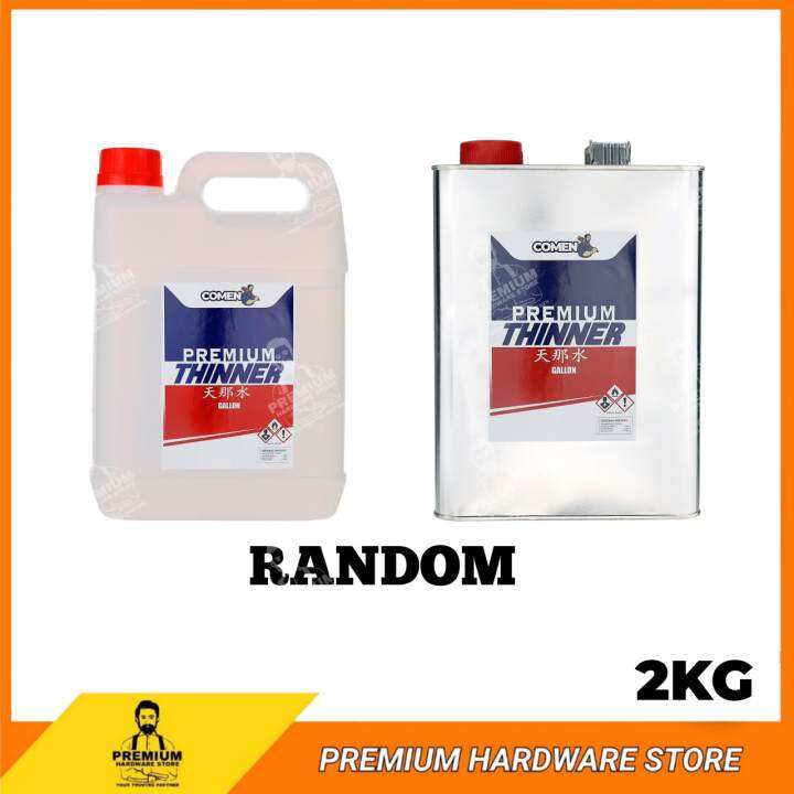 COMEN Thinner Solvent 2KG Paint Thinner Paint Remover Paint Tool Paint Tools Minyak Cuci Campur