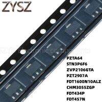 100PCS SOT223 PZTA64 STN3P6F6 ZVP2106GTA PZT2907A FDT1600N10ALZ CHM3055ZGP FDT434P FDT457N Electronic components