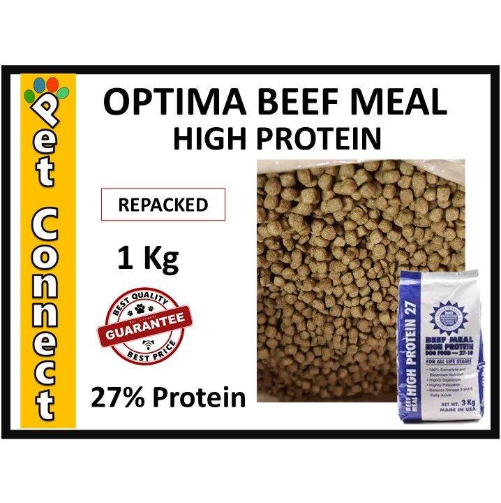 Beef Meal Optima HIGH PROTEIN Dog Food Repacked 1Kg Repack Lazada PH