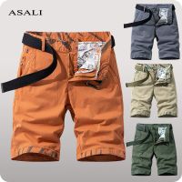 Summer Men Cargo Shorts Harajuku Streetwear 2023 Mens Casual Shorts Joggers Hip Hop Short Pants Multi-Pocket Cargo Shorts Men