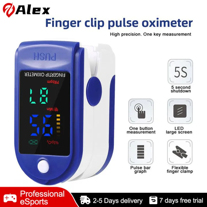 Oximeter Finger Pulse Oxymeter measuring Fingertip Pulse Oximeters For ...