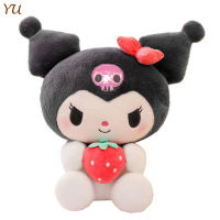 ของเล่นหมอนยัดตุ๊กตาเมโลดี้น่ารัก Kuromi Boneka Mainan จำลองน่ารักสร้างสรรค์ของขวัญวันเด็กวันเกิดสำหรับเด็ก