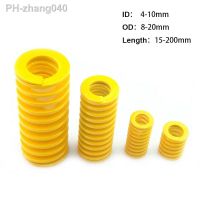 1Pcs Yellow spring Light Load Stamping Compression Die Spring Spiral Stamping Compression Die Spring OD8-20mm ID4-10mm