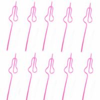 hotx【DT】 10/12/25pcs Wedding Straws Bride To Bachelorette for Hen Decorations Supplies