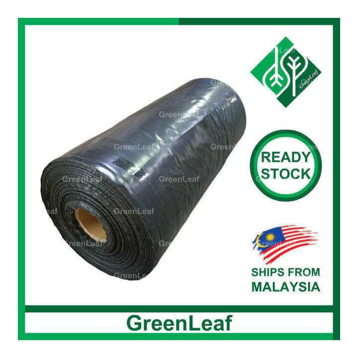 30KG Black Roll 4FT Weed Control Suppression Plastic Poly Sheeting UV