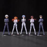 Evangelion Anime Figuur Ayanami Rei Asuka Langley Soryu Grote Hoofd Pop Model Katsuragi Miri Poppen Ornament Speelgoed Collectio