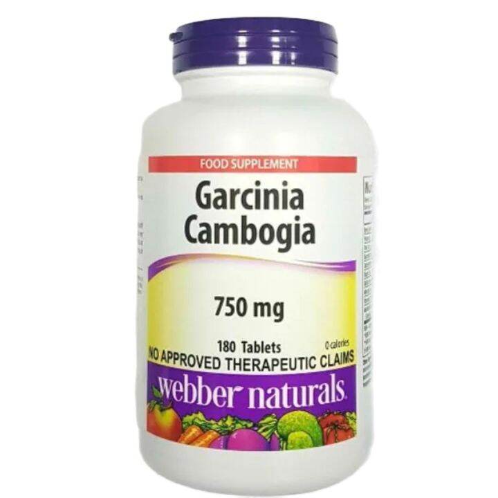 Webber Naturals Garcinia Cambogia 750mg 180 Tablets | Lazada PH