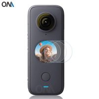 สำหรับหนึ่ง X2กระจกเทมเปอร์ Insta360ปกป้องหน้าจอสำหรับ ONEX2อุปกรณ์ฟิล์มป้องกันพาโนรามากล้องแอคชั่นแคมเมราป้องกันรอยขีดข่วน