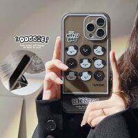 [Fast]USBเคสโทรศัพท์แบบตั้งได้เก้าอี้การ์ตูนรูปสุนัขน่ารักสำหรับ IPhone14 13 12 11 ProMax X XR 7 8Plus เคสนิ่มกันกระแทกและมีขาตั้ง1140