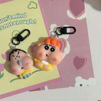 Crayon Shin-Chan Cartoon Backpack พวงกุญแจเรซินของขวัญพวงกุญแจ Xiaokui จี้ Dumb Dudu Zhengnan Big Face