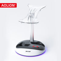 Aolion แท่นชาร์จ VR2สำหรับ PS5ตัวยึดสำหรับชาร์จพร้อมที่จับไฟ RGB พร้อมตัวยึดสำหรับอุปกรณ์เสริม VR2