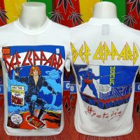 เสื้อวง DEF LEPPARD วงร็อค คอฟิต ป้ายUSA เสื้อวินเทจ เสื้อผู้ชาย เสื้อทัวร์ วงดนตรีร็อคต่างประเทศ