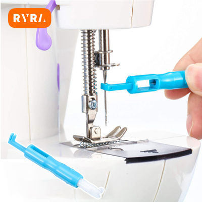RYRA จักรเย็บผ้าเข็ม Inserter Threader อัตโนมัติ Threader Quick เย็บ Threader เข็มเกลียวเครื่องมืออุปกรณ์เย็บผ้า