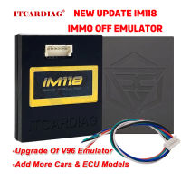 ITCARDIAG IM118 V118 Universal Car IMMO Emulator สำหรับ Immobilizer ESL ELV ถุงลมนิรภัย Tacho ECU Tuning Programmer เครื่องมือ Update จาก V96