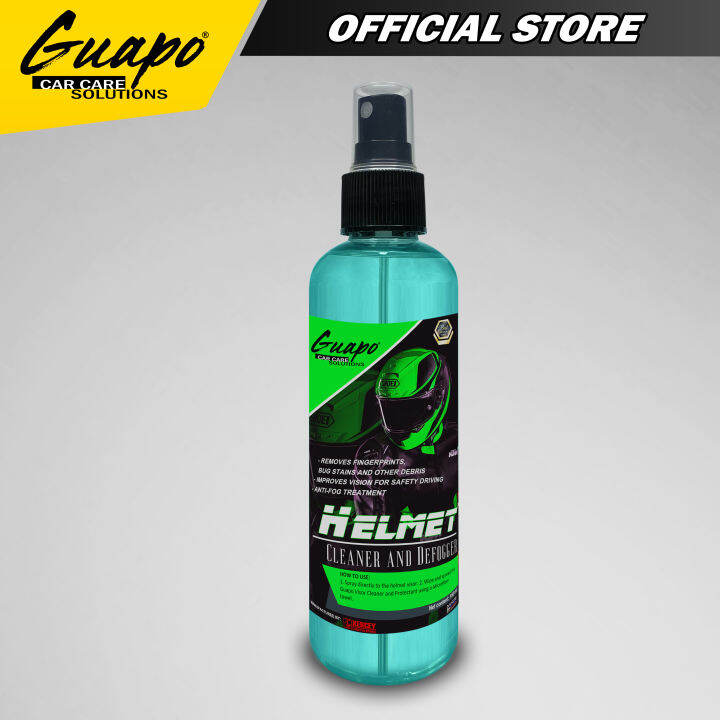 Guapo Helmet Visor Cleaner and Defogger 150 ml Lazada PH