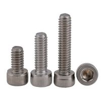 H062 M5 Bolt M5สกรูสแตนเลสสตีล Hex สกรูฝาปิดซ็อกเก็ต304สแตนเลส Allen Bolt Din912 M5 * * * * * * * 6/8/10/12-100