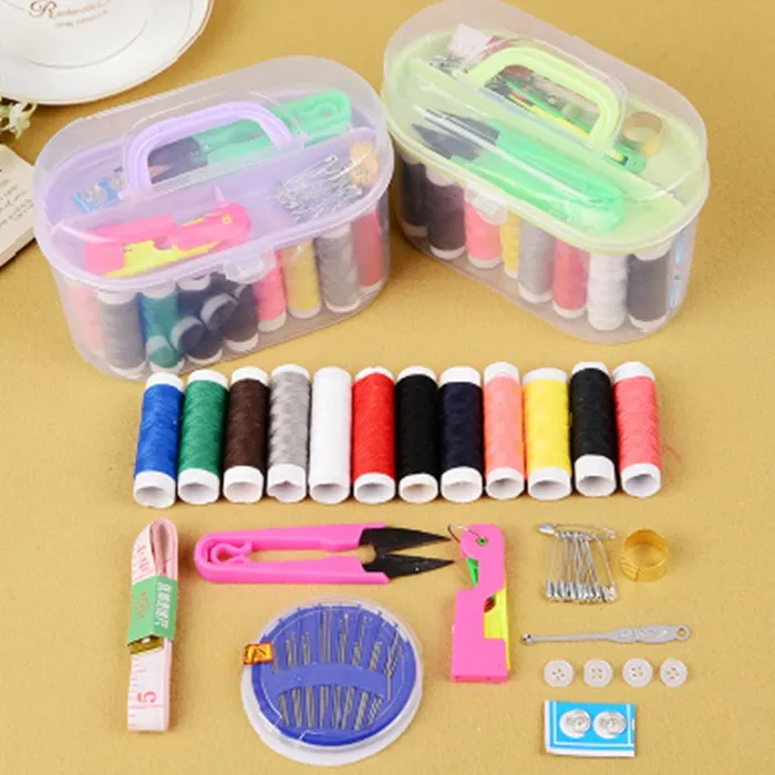 IMB SET Alat Jahit Lengkap / Perlengkapan Jahit Manual / Sewing Box