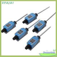 SFAJAI 5PCS มีน-9101 สวิตช์จำกัดชั่วขณะ 5 A 250V AC NC-NO สวิตช์เดินทาง ทนทานต่อการใช้งาน สีฟ้าสีฟ้า ไมโครสวิตช์ เราเตอร์โรงสี CNC