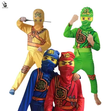 Kids Black Ninja Costume Children Cosplay Costume Halloween