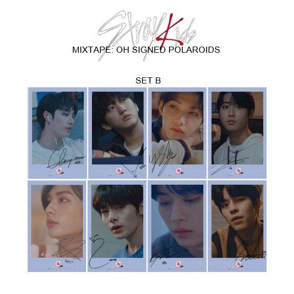 STRAY KIDS MIXTAPE: OH SIGNED POLAROID SET | Lazada PH