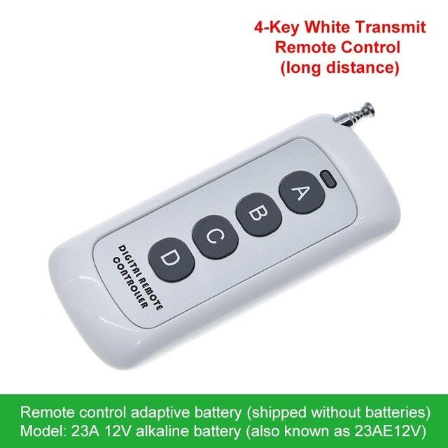 รีโมทคอนโทรลไร้สาย433mhz-ac110v-รีเลย์1ch-10a-220v-ตัวรับโมดูลเปิดปิดรีโมทคอนโทรลสำหรับหลอดแอลอีดี-diy