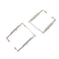 ：《》{“】= 2X Silver Metal 4/4 Violin Chinrest Chin Rest Clamp Screw Great Violin Accessory