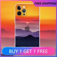 ℡ Landscape Clear Phone Case For Iphone X XR XS MAX 7 8 Plus SE 2020 11 12 13 Pro Max Soft Transparent Scenery Back Cover Fundas