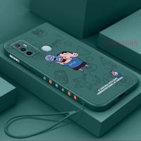 ◘▦ஐ เคส oppoa53 เคส OPPO A53 2020 tpu ซิลิโคนเหลว เคสป้องกัน ขอบตรง เคสนิ่ม LBXX