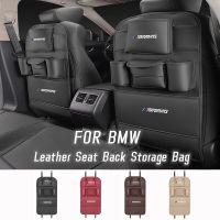 【LZ】๑◘﹍  Car Seat Back Saco De Armazenamento Para BMW Couro Grande Capacidade Multifuncional Organizador Bolsos Anti-Kick Mats Tablet Titular Caixa De Tecido