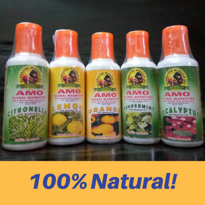 Assorted SET OF 3 Anti Dengue Alabaster Miracle Oil with Negative Ion