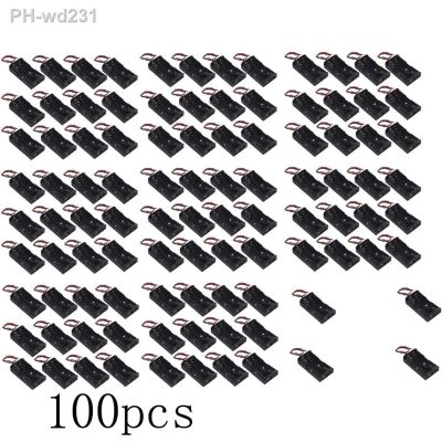 50/100pcs 2 AA Battery Holder 2 AA Battery Holder with Leads 2 AA Battery Holder with Wires