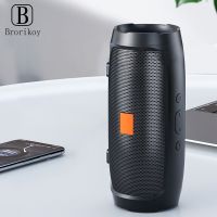 Waterproof Subwoofer Portable Bluetooth Wireless Speaker Surround Loudspeaker TF Card AUX FM Radio Sound Box TWS USB Flash Drive Wireless and Bluetoot